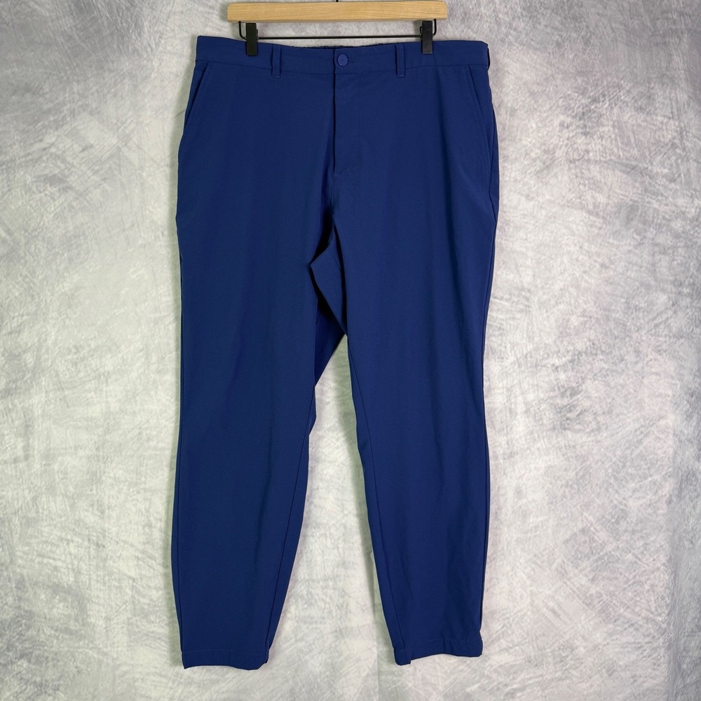 Mizzen +‎ Main Helmsman Slim Fit Golf Pants Mens 40W Blue Lightweight